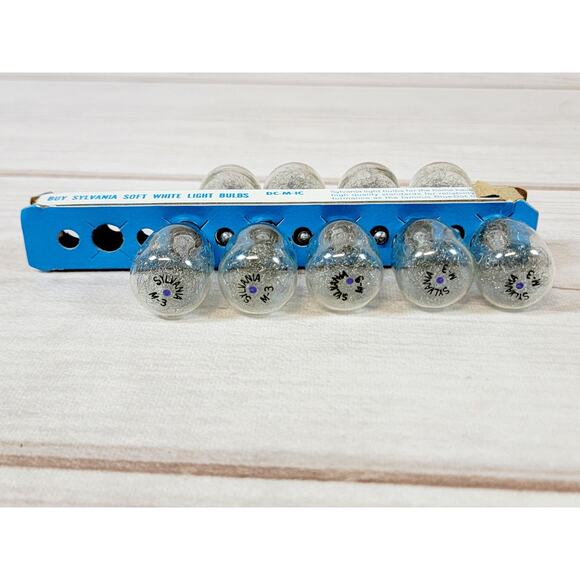 Vintage Sylvania M3 Blue Dot Flashbulbs Unused Pack Of 9 Bulbs - NOS - Picture 2 of 9
